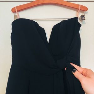 Forever 21 V-Wire Black Jumpsuit